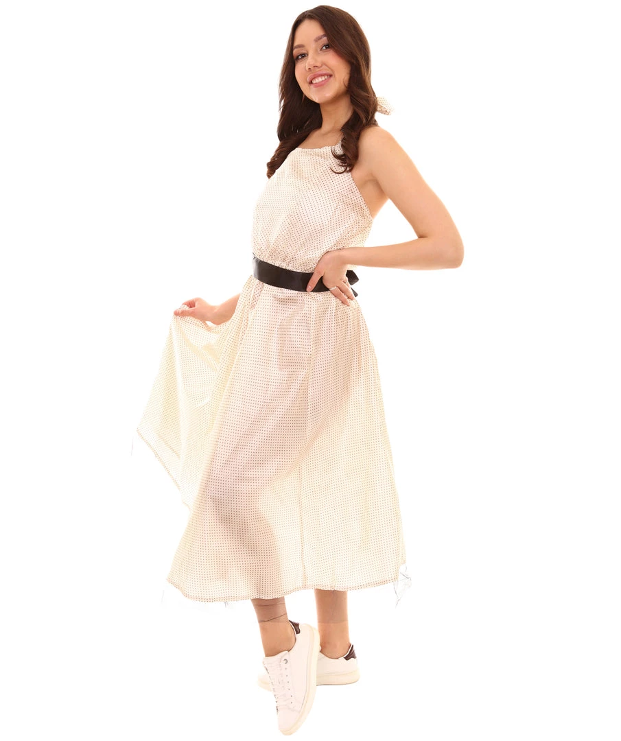 HPO Adult Women's 50s Polka Dot Dress Vintage Costume | Multi Cosplay Costume 1 HPO Adult Women's 50s Polka Dot Dress Vintage Costume | Multi Cosplay Costume