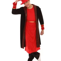 HPO Adult Men's Painter Artitst Costume | Red Cosplay Costume
