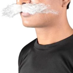 HPO Men's Doctor Eggman Robotnik Long Curly Mustache Multiple Color Options