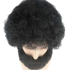 HPO Kids Afro Wig & Full Beard | Jumbo Black Cosplay Halloween Wig