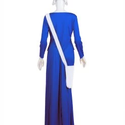 HPO Adult Women's Sky Dress Handmaid Costume With Bag And Bonnet | Blue Cosplay Costume