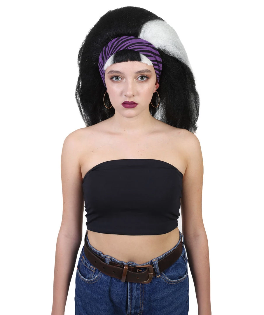 HPO Vampire Womens Wig | Jumbo Super Size Vampire Character Cosplay Halloween Wig | Premium Breathable Capless Cap Men's 1 HPO Vampire Womens Wig | Jumbo Super Size Vampire Character Cosplay Halloween Wig | Premium Breathable Capless Cap Men's