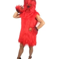 HPO Unisex Women's Hairy Warrior Ape Military Leader Resistance Fighter Multiple Colors Option Cosplay Unisex Costume And Wig Bundle