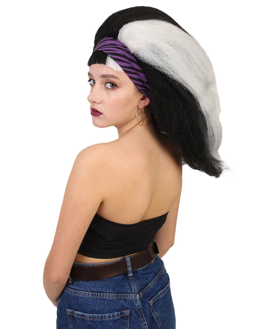 HPO Vampire Womens Wig | Jumbo Super Size Vampire Character Cosplay Halloween Wig | Premium Breathable Capless Cap Men's 2 HPO Vampire Womens Wig | Jumbo Super Size Vampire Character Cosplay Halloween Wig | Premium Breathable Capless Cap Men's