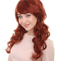 HPO Women's Womens Long Curly Super Model Wig | Natural Looking Fancy Wig Premium Breathable Capless Cap 18 HPO Women's Womens Long Curly Super Model Wig | Natural Looking Fancy Wig Premium Breathable Capless Cap
