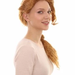 HPO Womens Mary Queen Of Scots Mary Queen Wig | Blonde TV/Movie Wigs | Premium Breathable Capless Cap Women's