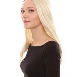 HPO Evil Bride Adult Women's Wig | Blond Cosplay Halloween Wig | Premium Breathable Capless Cap 24 HPO Evil Bride Adult Women's Wig | Blond Cosplay Halloween Wig | Premium Breathable Capless Cap