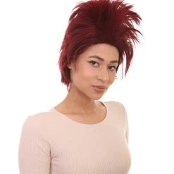 HPO Women's Womens Action Adventure Girl Wig | Red TV/Movie Wigs