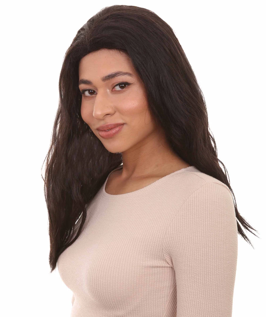 HPO Women's Fighting Character Wig | Black Wigs | Premium Breathable Capless Cap 2 HPO Women's Fighting Character Wig | Black Wigs | Premium Breathable Capless Cap