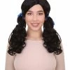 HPO Womens Farm Girl Wig | Traditional Cowgirl Colonial Character Halloween Wig | Premium Breathable Capless Cap Women's