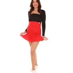 HPO Adult Women's Miss Mouse Cartoon Costume | Black And White Cosplay Costume