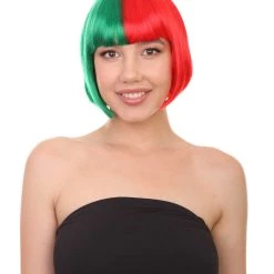 HPO Womens Two-tone Short Bob Wig | Multiple Color Collection | Premium Breathable Capless Cap