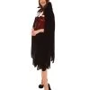 HPO Adult Women's Victorian Vampire Costume | Black Halloween Costume