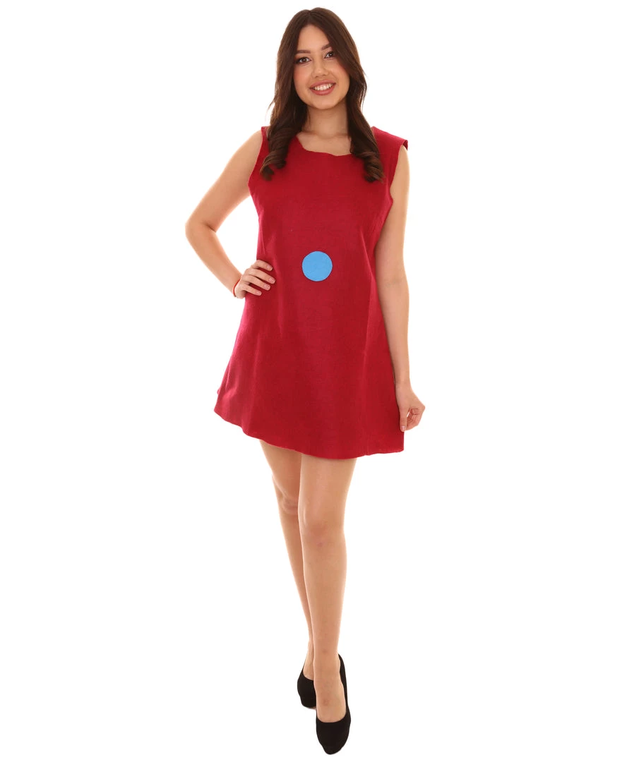 HPO Adult Women's Movie Costume | Red Cosplay Costume 1 HPO Adult Women's Movie Costume | Red Cosplay Costume