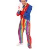 HPO Adult Men's Deluxe Clown Costume | Multi Color Cosplay Costume