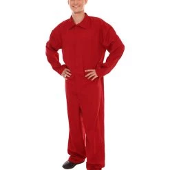 HPO Adult Men's Masked Madman Costume | Brown Cosplay Costume