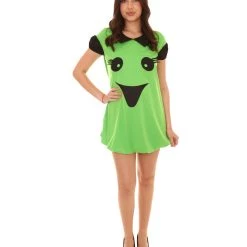 HPO Adult Women's Ghost Dress | Green Halloween Costume