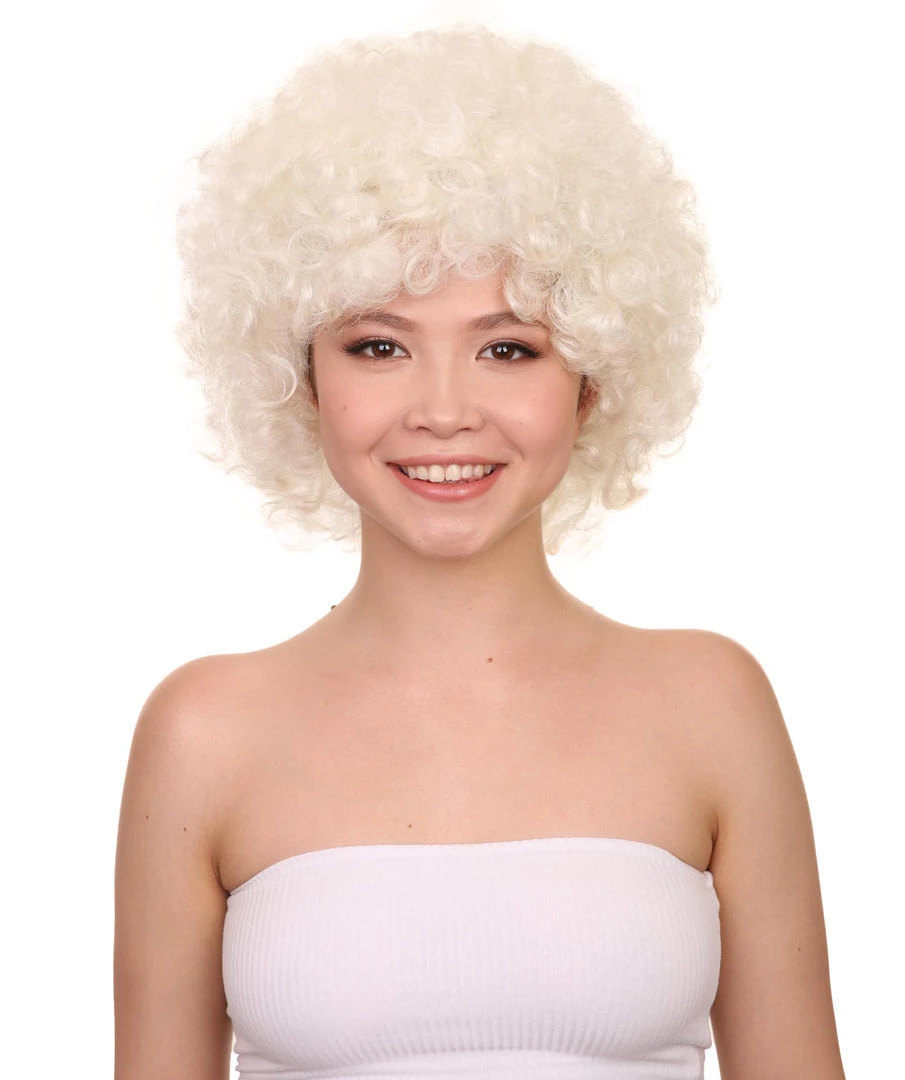 HPO Green Afro Unisex Wig | Super Size Jumbo Fancy Halloween Wig 15 HPO Green Afro Unisex Wig | Super Size Jumbo Fancy Halloween Wig