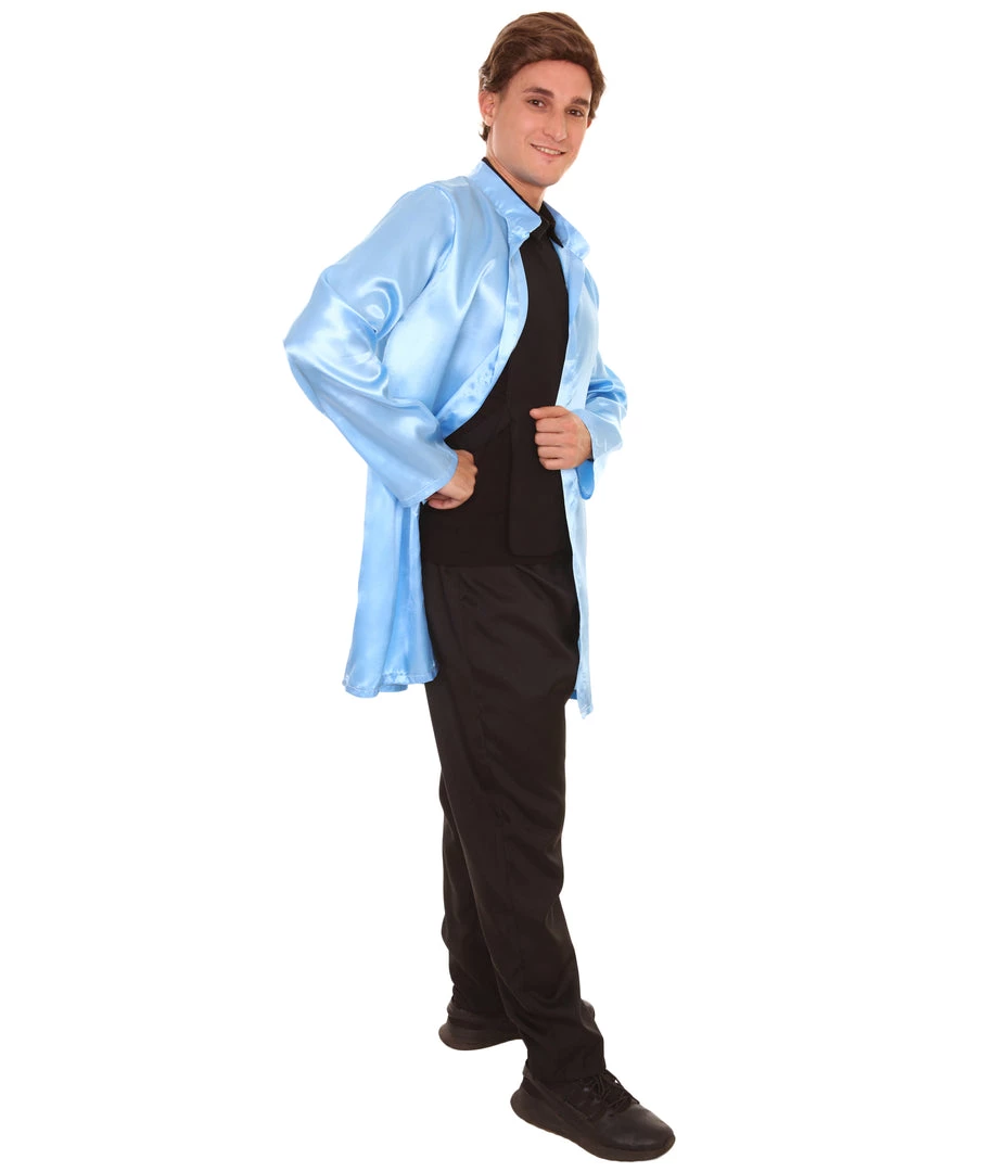 HPO Adult Men's Chinese Traditional Martial Arts Kung Fu Lt Costume | Blue Cosplay Costume 1 HPO Adult Men's Chinese Traditional Martial Arts Kung Fu Lt Costume | Blue Cosplay Costume
