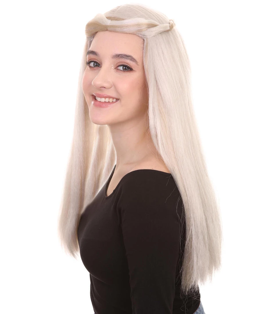 HPO Witch Womens Wig | Blonde Long Vintage Wig | Premium Breathable Capless Cap Men's 2 HPO Witch Womens Wig | Blonde Long Vintage Wig | Premium Breathable Capless Cap Men's