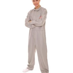 HPO Adult Men's Masked Madman Killer Costume | Slate Halloween Costume