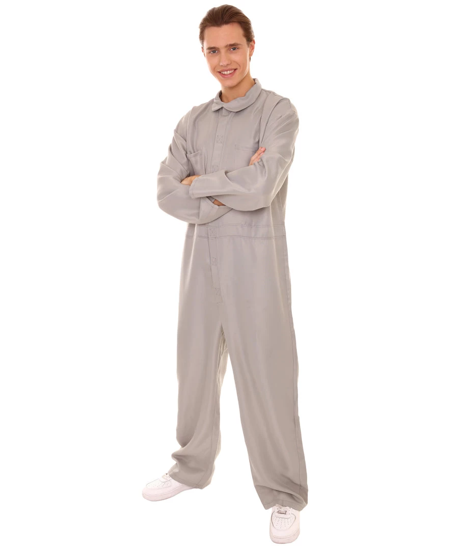 HPO Adult Men's Masked Madman Killer Costume | Slate Halloween Costume 1 HPO Adult Men's Masked Madman Killer Costume | Slate Halloween Costume