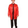 HPO Adult Men's Chinese Traditional Martial Arts Kung Fu Uniform Costume | Red Cosplay Costume
