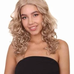HPO Blonde Bombshell Womens Wig | Fashion Glamour Cosplay Halloween Wig | Premium Breathable Capless Cap Men's