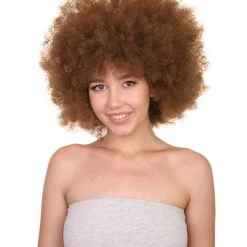 HPO Women's Unisex Afro Wig Collections | Jumbo Cosplay Halloween Wig (Lots Of Color) | Premium Breathable Capless Cap