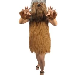 HPO Unisex Women's Hairy Warrior Ape Military Leader Resistance Fighter Multiple Colors Option Cosplay Unisex Costume And Wig Bundle