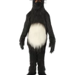 HPO White And Black Mouse Costume With Mask And Tail - Long Breathable Synthetic Fibers Bundle