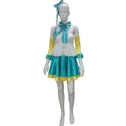 HPO Adult Women's School Idol 3Pc Costume | White Blue Halloween Costume