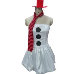 HPO Adult Women's Snow Lover Costume | White Halloween Costume
