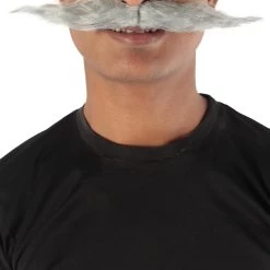 HPO Men's Doctor Eggman Robotnik Long Curly Mustache Multiple Color Options