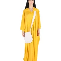 HPO Adult Women's Robe Handmaid With Bag And Bonnet Costume | Orange Cosplay Costume