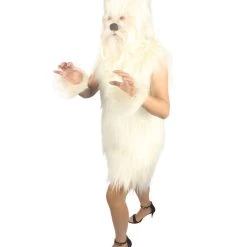 HPO Unisex Women's Hairy Warrior Ape Military Leader Resistance Fighter Multiple Colors Option Cosplay Unisex Costume And Wig Bundle