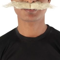 HPO Men's Doctor Eggman Robotnik Long Curly Mustache Multiple Color Options