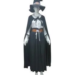 HPO Adult Women's Witch Costume W/ Hat Costume | Black Halloween Costume 22 HPO Adult Women's Witch Costume W/ Hat Costume | Black Halloween Costume