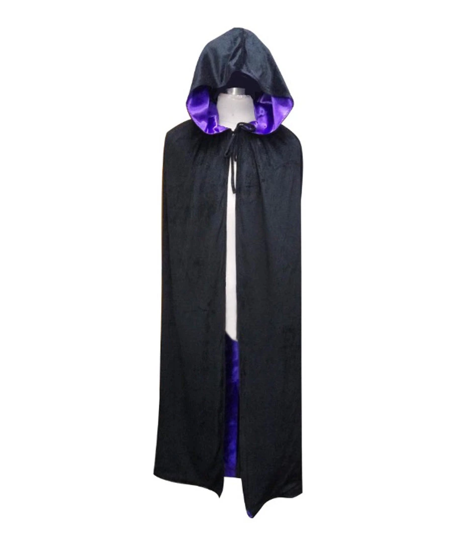 HPO Adult Men's Reversible Hooded Cape Costume | Multiple Color Option Cosplay Costume 7 HPO Adult Men's Reversible Hooded Cape Costume | Multiple Color Option Cosplay Costume