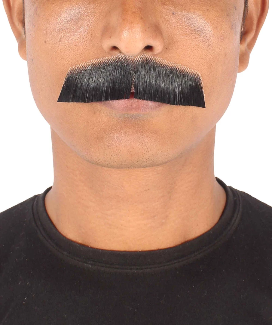 Men's Lampshade Mustache | Human Facial Hair | Multiple Colors | HPO 1 Men's Lampshade Mustache | Human Facial Hair | Multiple Colors | HPO