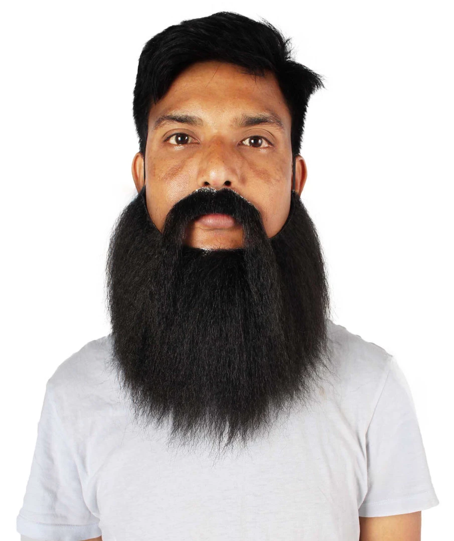 HPO Men's Synthetic Hair Long Beard Cosplay Facial Hair Multiple Color Options 16 HPO Men's Synthetic Hair Long Beard Cosplay Facial Hair Multiple Color Options