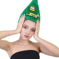 FLAGWIGS South Africa Flag Troll Wig | National Pride Green Sport Wig | Premium Breathable Capless Cap 12 FLAGWIGS South Africa Flag Troll Wig | National Pride Green Sport Wig | Premium Breathable Capless Cap