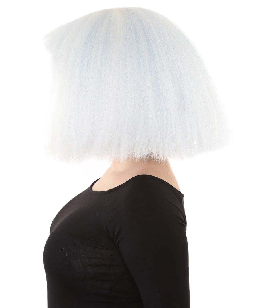 HPO Women's Australian Singer Womens Wig | Gray Large Celebrity Cosplay Wigs | Premium Breathable Capless Cap 3 HPO Women's Australian Singer Womens Wig | Gray Large Celebrity Cosplay Wigs | Premium Breathable Capless Cap