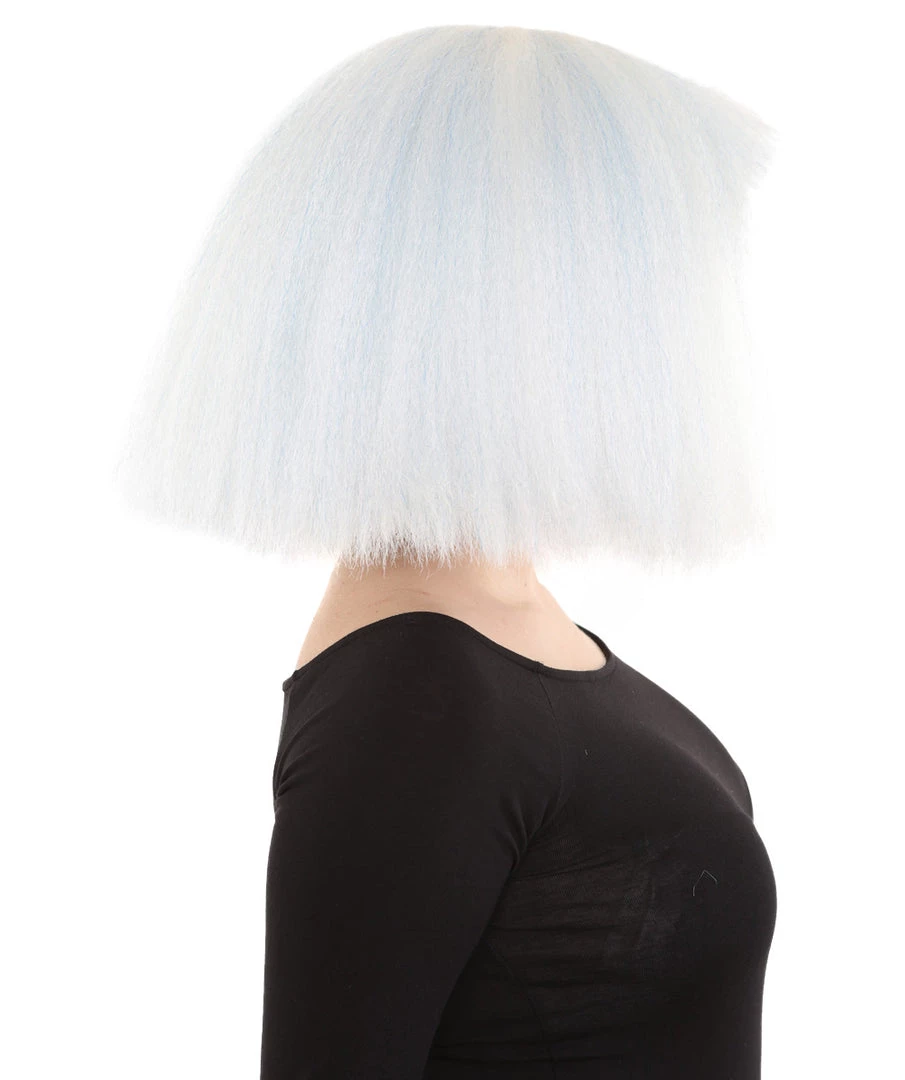 HPO Women's Australian Singer Womens Wig | Gray Large Celebrity Cosplay Wigs | Premium Breathable Capless Cap 5 HPO Women's Australian Singer Womens Wig | Gray Large Celebrity Cosplay Wigs | Premium Breathable Capless Cap