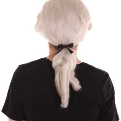 HPO Men's Colonial Short Men White Wig | Premium Breathable Capless Cap