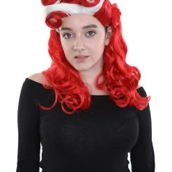 HPO Retro Pin Up Womens Wig | Party Ready Fancy Cosplay Halloween Wig | Premium Breathable Capless Cap
