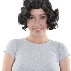 HPO Women's Womens Peculiar Wig | Black TV/Movie Wigs | Premium Breathable Capless Cap