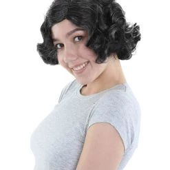 HPO Women's Womens Peculiar Wig | Black TV/Movie Wigs | Premium Breathable Capless Cap