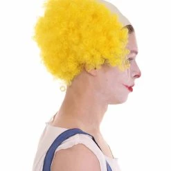 HPO Unisex Scary Bald Clown Afro Wigs Collections | Halloween Wigs Women's 64 HPO Unisex Scary Bald Clown Afro Wigs Collections | Halloween Wigs Women's
