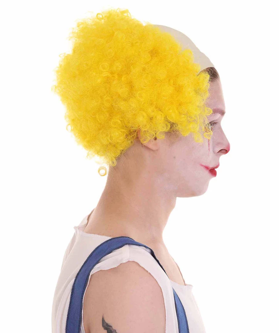 HPO Unisex Scary Bald Clown Afro Wigs Collections | Halloween Wigs Women's 28 HPO Unisex Scary Bald Clown Afro Wigs Collections | Halloween Wigs Women's